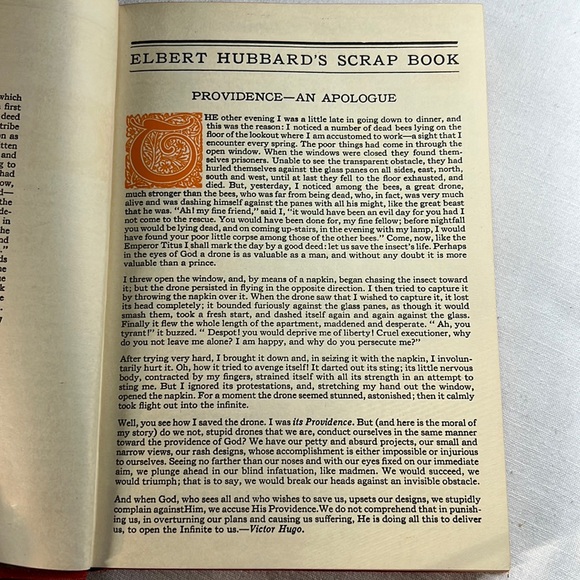 ELBERT HUBBARD’S SCRAP HARDCOVER BOOK 1923 VINTAGE / ANTIQUE 100 YEARS OLD - Picture 11 of 16